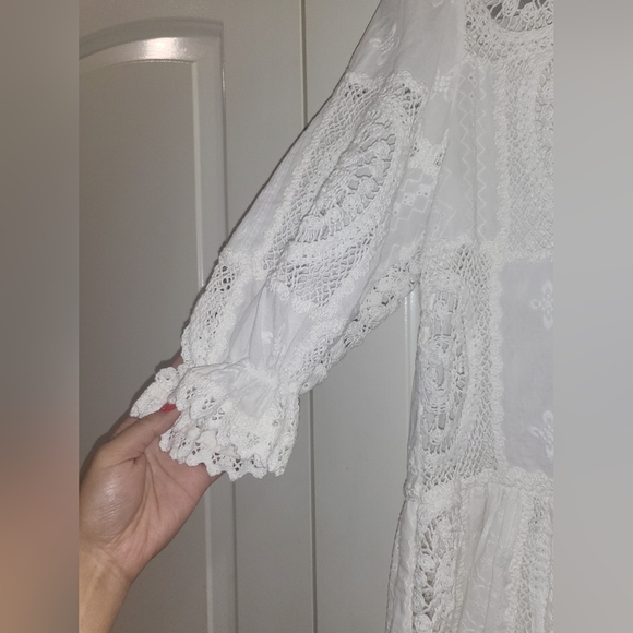 11. NWT MAJE RIBLANC TIERED DRESS SIZE 34 / XS - Picture 8 of 9